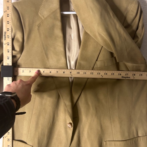 Lanvin Tan Men's Blazer Jacket Vintage - Picture 7 of 16